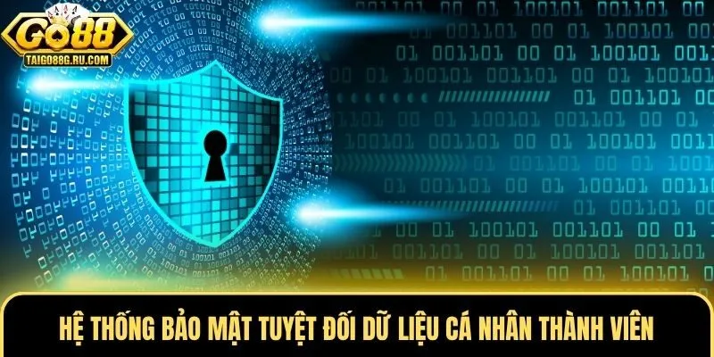 Hệ thống bảo mật tuyệt đối dữ liệu cá nhân thành viên
