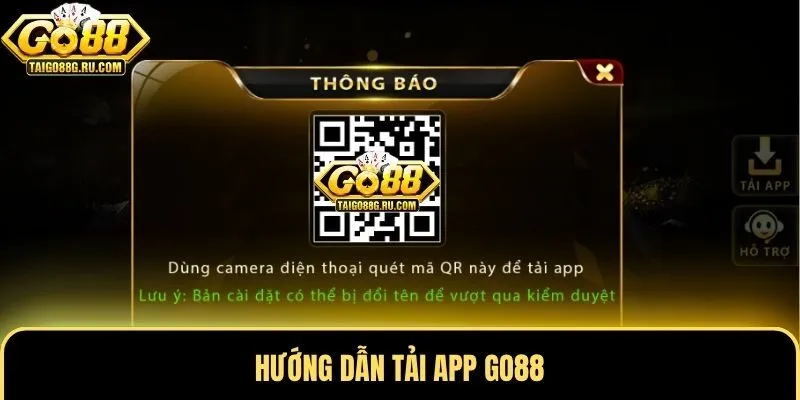 Hướng dẫn tải app Go88